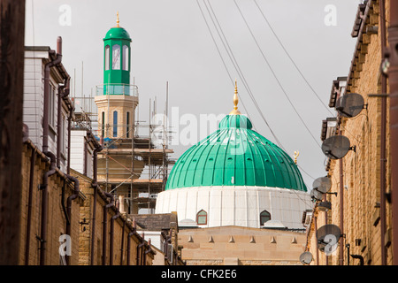 Die Jamia Moschee in Keighley, West Yorkshire, Großbritannien. Stockfoto
