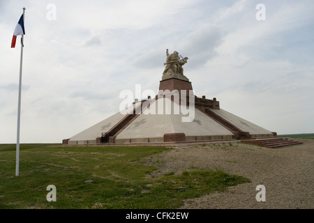 Das Ferme de Navarin Denkmal in der Champagne, ein Denkmal für die französische Armee in der ersten Übersetzung Krieg Stockfoto