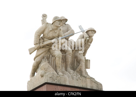 Das Ferme de Navarin Denkmal in der Champagne, ein Denkmal für die französische Armee in der ersten Übersetzung Krieg Stockfoto