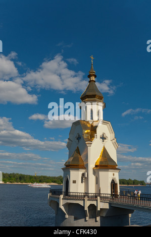 Orthodoxe Kirche St. Nicholas, Dnjepr, Kiew, Ukraine, Europa. Stockfoto