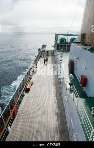 Eines der offenen decks an Bord der P & O Cruise Schiff Arcadia. Stockfoto