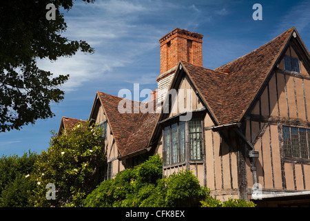 Warwickshire, Stratford on Avon, Old Town, Halls Croft, Haus von Shakespeares Tochter Stockfoto