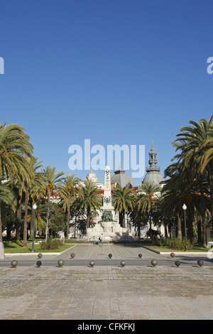 Das Denkmal für die Helden von Santiago de Cuba und Cavite (1923), Cartagena, Spanien Stockfoto