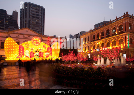 Senatsplatz, Macau Stockfoto