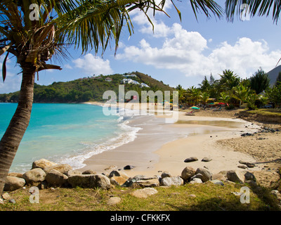 Mönchs Bay auf St. Martin und St. Maarten in der Karibik Stockfoto