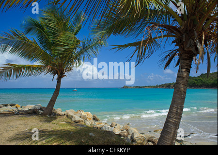 Mönchs Bay auf St. Martin und St. Maarten in der Karibik Stockfoto