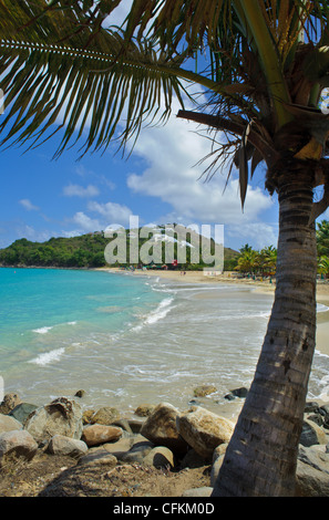 Mönchs Bay auf St. Martin und St. Maarten in der Karibik Stockfoto