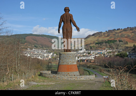 Statur in Abertillery Stockfoto