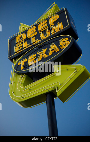 Deep Ellum Vergnügungsviertel in Dallas, Texas. Stockfoto