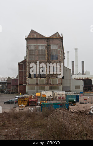 Die e-on Kraft-Wärme-Kraftwerk am Winnington, Cheshire. Stockfoto