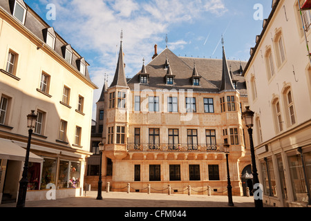 Großherzogliche Palast in sonniger Morgen, Luxemburg-Stadt Stockfoto