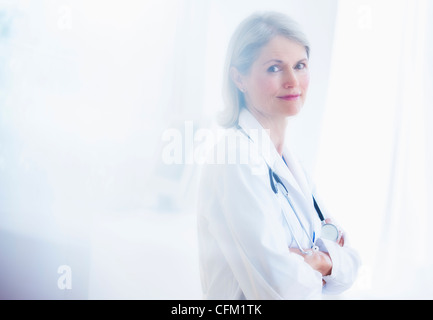 USA, New Jersey, Jersey City, Porträt von Leitende Ärztin Stockfoto
