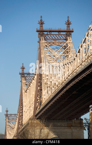 USA, New York State, New York City Teil der Queensboro Bridge Stockfoto