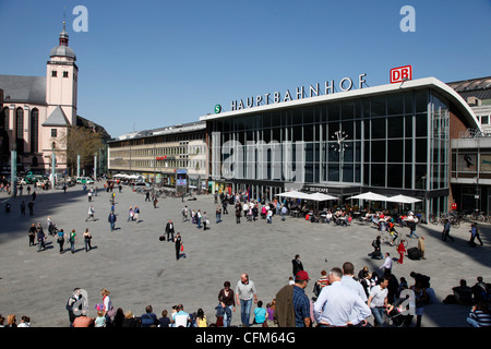 Hauptbahnhof, Köln, Nordrhein Westfalen, Deutschland, Europa Stockfoto