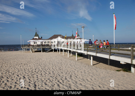 Ostsee Spa von Ahlbeck, Usedom, Mecklenburg-Western Pomerania, Deutschland, Europa Stockfoto