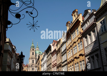 Kirche St. Nikolaus, Kleinseite, Prag, Tschechische Republik, Europa Stockfoto