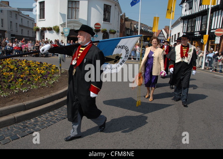 Shakespeares jährliche Geburtstagsfeiern im Stratford-upon-Avon, Warwickshire, Großbritannien. Stockfoto