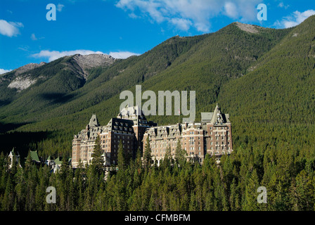 Banff Springs Hotel in der Nähe von Banff, Banff Nationalpark, UNESCO World Heritage Site, Alberta, Kanada, Nordamerika Stockfoto