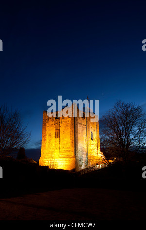 Guildford Castle in der Abenddämmerung, Guildford, Surrey, England, Vereinigtes Königreich, Europa Stockfoto