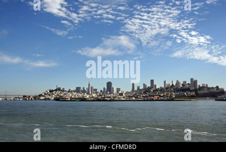 Die Skyline von San Francisco Stockfoto