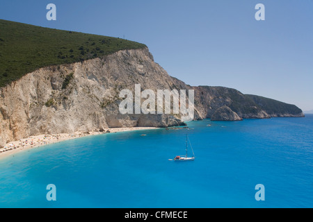 Porto Katsiki, Lefkada, Ionische Inseln, griechische Inseln, Griechenland, Europa Stockfoto