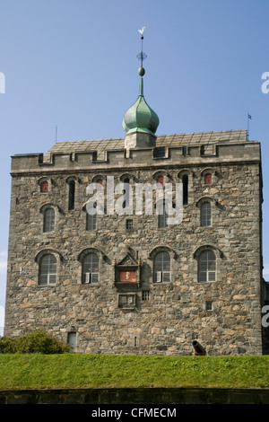 Rosenkrantz Turm, Bergen, Norwegen, Skandinavien, Europa Stockfoto