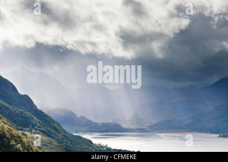 Blick vom Carr Brae, Schottland, Vereinigtes Königreich, Europa Stockfoto