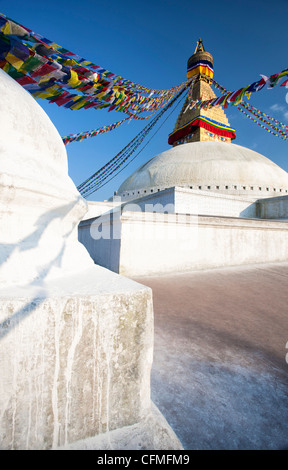 Bodhnath Stupa (Boudhanth) (Boudha), Kathmandu, Nepal, Asien Stockfoto