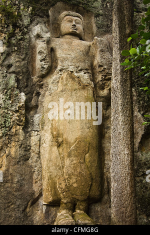 Die 11 Meter hohe unvollendeten Statue des Buddha, Ella, Bandarawela, Sri Lanka, Asien Stockfoto