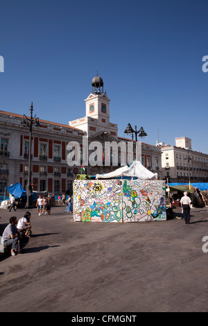 Puerta del Sol, Madrid, Spanien Stockfoto