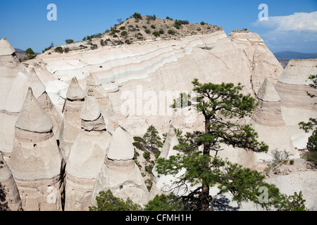 USA, New Mexiko, Kasha-Katuwe Zelt Rocks Nationalmonument Stockfoto