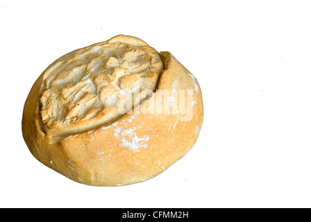 Isolierte Weißbrot Stockfoto