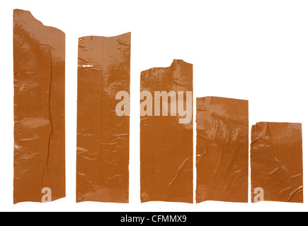 Sammlung von verschiedenen Scotch-Streifen. Klebeband isoliert auf weißem  Hintergrund Stockfotografie - Alamy