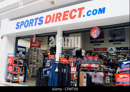 Sport direkt bei Merry Hill Shopping Center, West Midlands, UK. Stockfoto