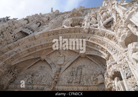 Mosteiro Dos Jerónimos É Umm Mosteiro Manuelino, Testemunho monumentale da Riqueza Dos Descobrimentos Portugiesen. Situa-Se Em Bel Stockfoto