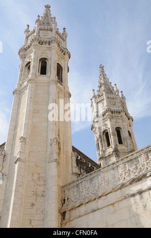 Mosteiro Dos Jerónimos É Umm Mosteiro Manuelino, Testemunho monumentale da Riqueza Dos Descobrimentos Portugiesen. Situa-Se Em Bel Stockfoto