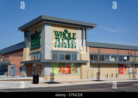 Whole Foods Market, Bio Lebensmittel Shop Stockfoto