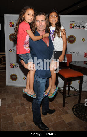 Fabio Lanzoni erscheint ein Meet and Greet in Sorrisi italienisches Restaurant im Seminole Casino Coconut Creek, Florida - 10.02.12, Stockfoto