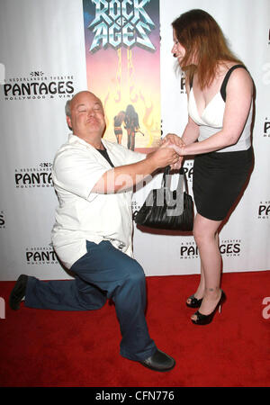 Kyle Gass von Tenacious D Broadway-Sensation "Rock Of Ages" feiert seine Los Angeles Heimkehr in das Pantages Theatre Los Angeles, Kalifornien - 15.02.11 Stockfoto