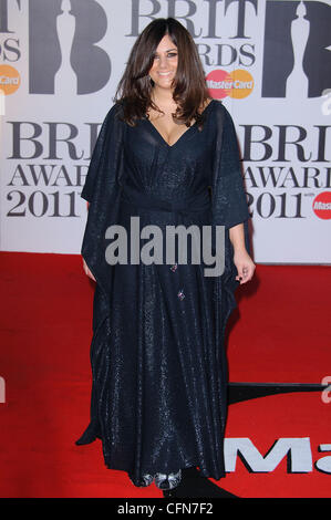 Rumer der BRIT Awards 2011 in der O2 Arena - London, England eingetroffen - 15.02.11 Stockfoto