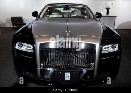 Rolls-Royce Ghost 2011 Canadian International Autoshow Vorschau Medientag statt bei der Metro Toronto Convention Centre.  Toronto, Kanada - 17.02.11 Stockfoto