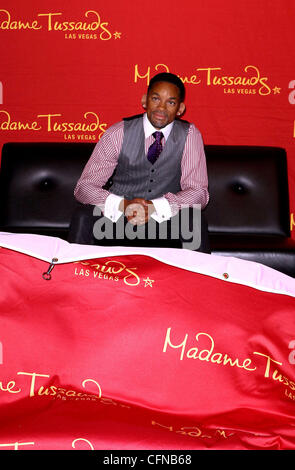 Wird Smith Wachsfigur Enthüllung im Rahmen des Black History Month im Madame Tussauds Las Vegas, Nevada - 16.02.11 Stockfoto