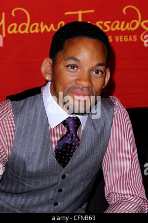 Wird Smith Wachsfigur Enthüllung im Rahmen des Black History Month im Madame Tussauds Las Vegas, Nevada - 16.02.11 Stockfoto