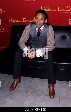 Wird Smith Wachsfigur Enthüllung im Rahmen des Black History Month im Madame Tussauds Las Vegas, Nevada - 16.02.11 Stockfoto