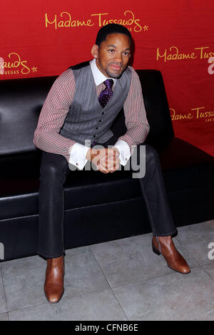 Wird Smith Wachsfigur Enthüllung im Rahmen des Black History Month im Madame Tussauds Las Vegas, Nevada - 16.02.11 Stockfoto