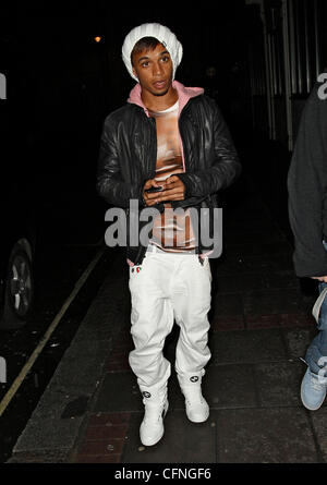 Aston Merrygold von JLS am May Fair Hotel. London, England - 11.02.11 Stockfoto