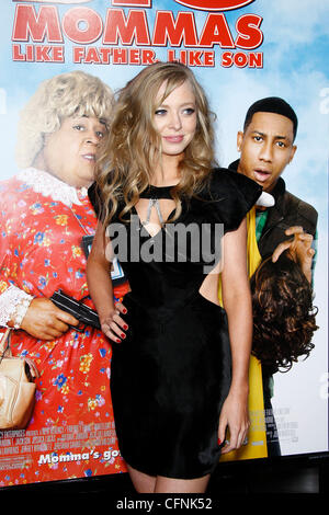 Portia Doubleday die Premiere von "Big Mommas: Like Father, Like Son" statt an der Arclight Theater Hollywood, California - 10.02.11 Stockfoto