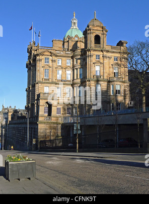 Ehemaligen Hauptsitz der Bank of Scotland in Edinburgh, Schottland Stockfoto