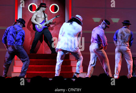 Show Chippendales im Rio All-Suite Hotel und Casino Las Vegas, Nevada - 12.02.11 Stockfoto