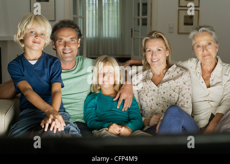 Generationsübergreifende Familienporträt Stockfoto